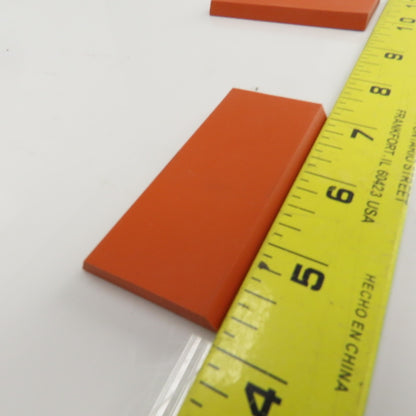 Norwood 33-04-J Rubber Anvil Insert 3" L x 1-7/16" W x 1/4" Lot Of 3