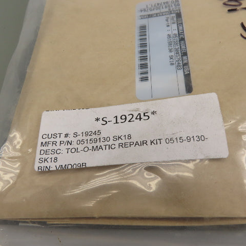 Tolomatic 05159130 SK18 Repair Kit 0515-9130-SK18