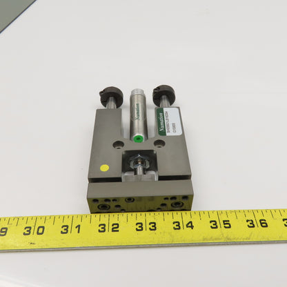 Numation SH05601LB16DS4 1" Stroke 9/16" Bore Pneumatic Linear Slide Plate