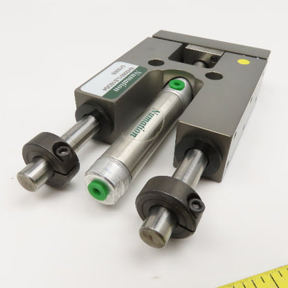 Numation SH05601LB16DS4 1" Stroke 9/16" Bore Pneumatic Linear Slide Plate