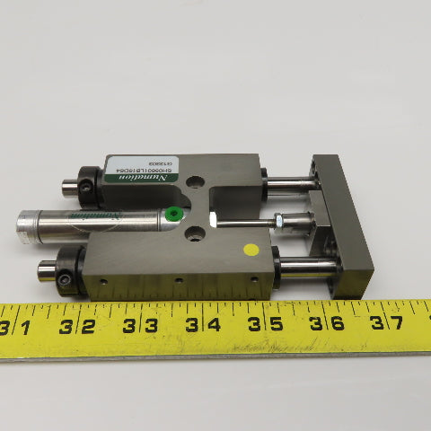 Numation SH05601LB16DS4 1" Stroke 9/16" Bore Pneumatic Linear Slide Plate