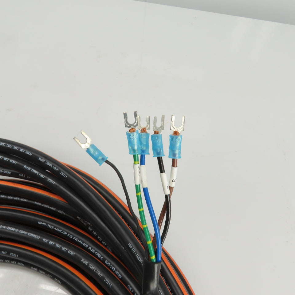 Flex Cable FC-MCGFPB-14S-7899-E075 Servo Motor Power Cable14AWG 4 Cond 75'