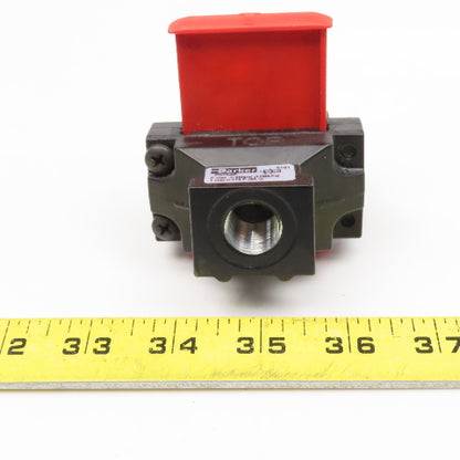 Parker PS756P 1/4" NPT Lock Out Tag Out Pneumatic Gate Valve