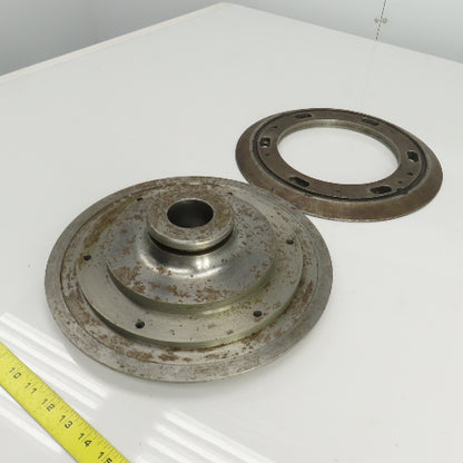 13" OD Quick Change Flex Clamping Locator 10" Arbor 3/8" Closed