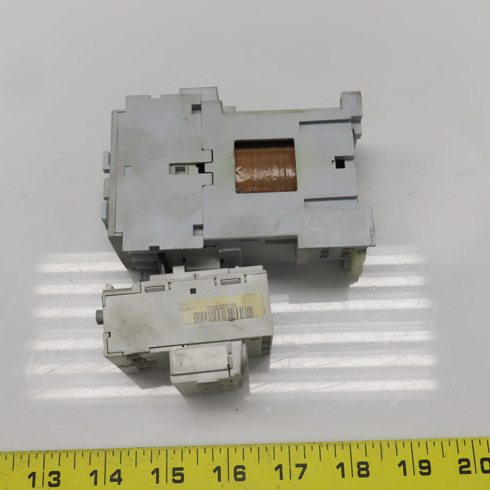 Allen Bradley 100-C09Z*10 Ser A Contactor 600VAC 24VDC Coil W/193-EA1DB Lot Of 2