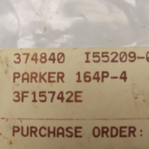 Parker 164P-4 1/4" Brass Compression TEE Fitting 150PSI