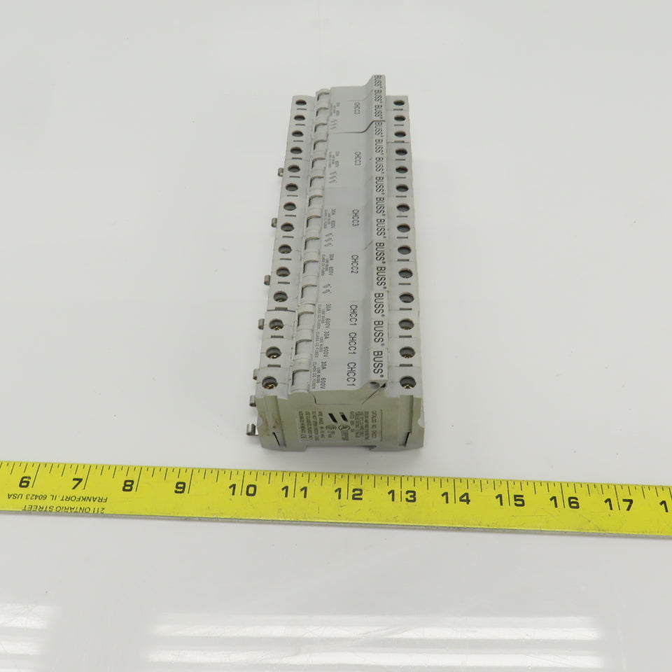 Buss CHCC3/CHCC2/CHCC1 Fuse Holders 30A 600V Lot Of 14
