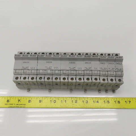 Buss CHCC3/CHCC2/CHCC1 Fuse Holders 30A 600V Lot Of 14