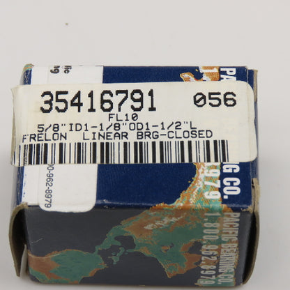 Pacific Bearing FL-10 5/8" ID x 1-1/8" OD Frelon Linear Oilless Bearing