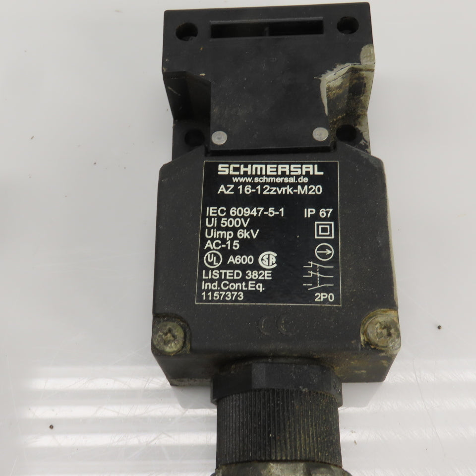 Schmersal AZ 16-12zvrk-M20 Safety Interlock Switch 500V W/Key Lot Of 2