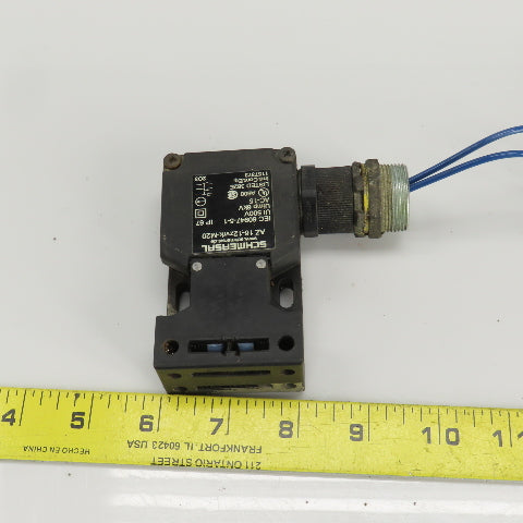 Schmersal AZ 16-12zvrk-M20 Safety Interlock Switch 500V W/Key Lot Of 2