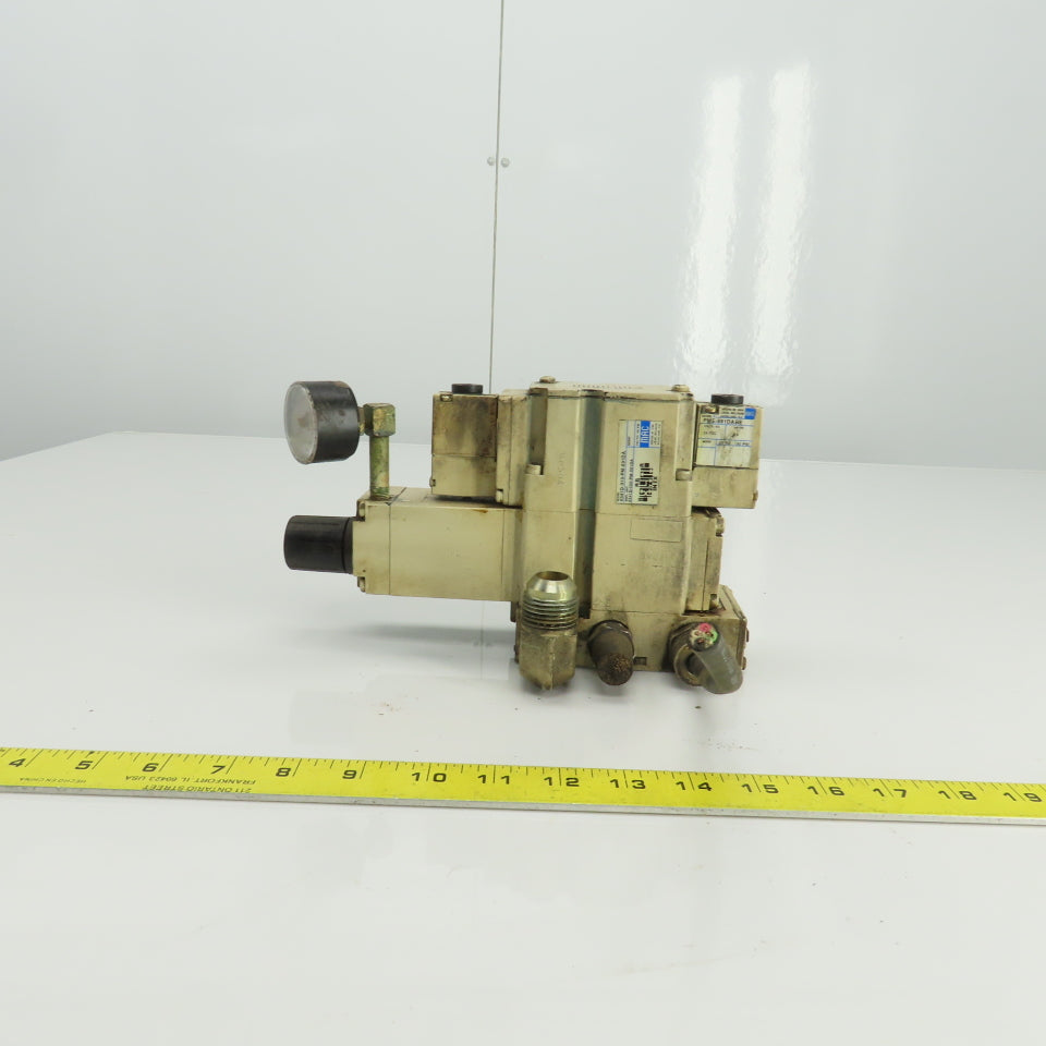 Mac 6341D-000-PM-591DA Pneumatic Solenoid Valve Assy. 24VDC 150PSI 1/2" NPT