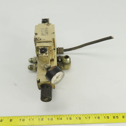 Mac 6341D-000-PM-591DA Pneumatic Solenoid Valve Assy. 24VDC 150PSI 1/2" NPT