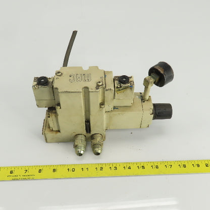 Mac 6341D-000-PM-591DA Pneumatic Solenoid Valve Assy. 24VDC 150PSI 1/2" NPT