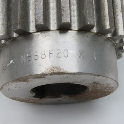 Browning NSS8F20X1 2-3/4" OD Spur Gear 20 Teeth 1-1/4" Face 1" Keyed Bore