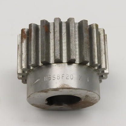 Browning NSS8F20X1 2-3/4" OD Spur Gear 20 Teeth 1-1/4" Face 1" Keyed Bore