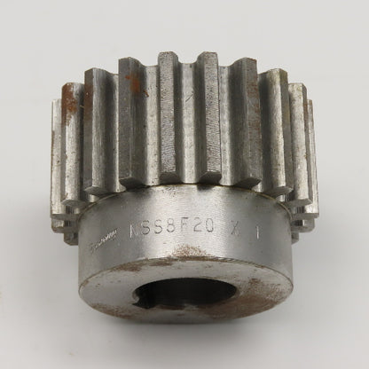 Browning NSS8F20X1 2-3/4" OD Spur Gear 20 Teeth 1-1/4" Face 1" Keyed Bore