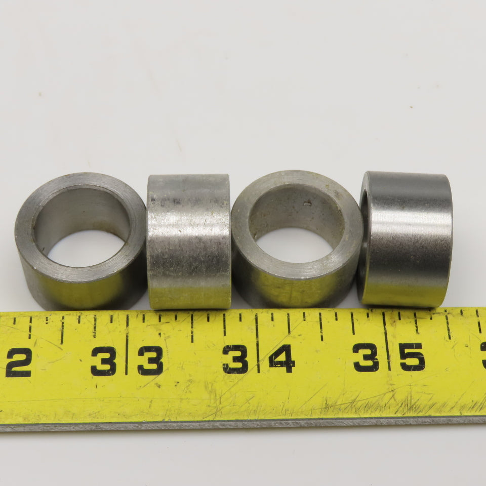 3/4" ID x 1-33/16" OD x 5/8" Wide Stainless Steel Bolt Spacer Lot Of 4
