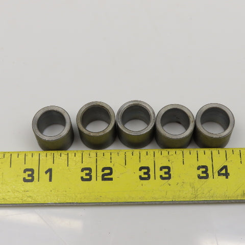 1/2" ID x 11/16" OD x 5/8" Wide Stainless Steel Bolt Spacer Lot Of 5
