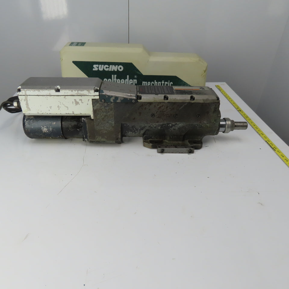 Sugino Selfeeder Mechatric MSBP-13-BU Inline Drill Drilling Unit Self Feed 3Ph
