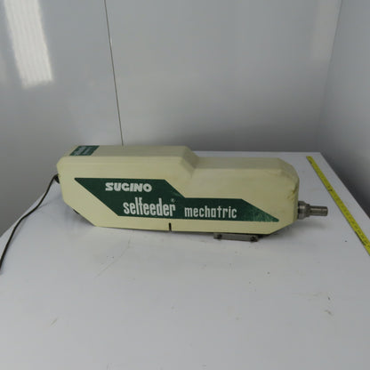 Sugino Selfeeder Mechatric MSBP-13-BU Inline Drill Drilling Unit Self Feed 3Ph