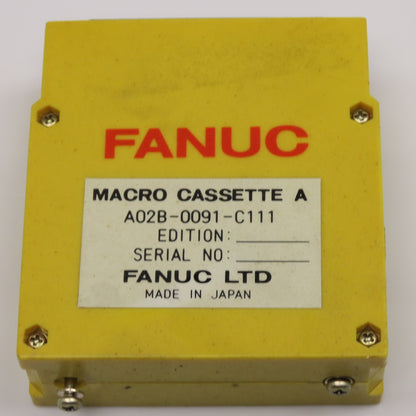 Fanuc A02B-0091-C111 Macro Cassette A