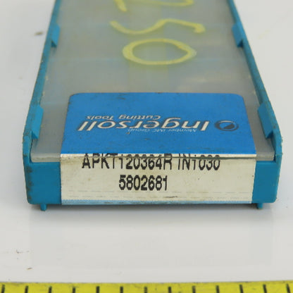 Ingersoll APKT 120364R IN1030 Carbide Milling Insert 1/4" Radius TiCN Lot Of 11