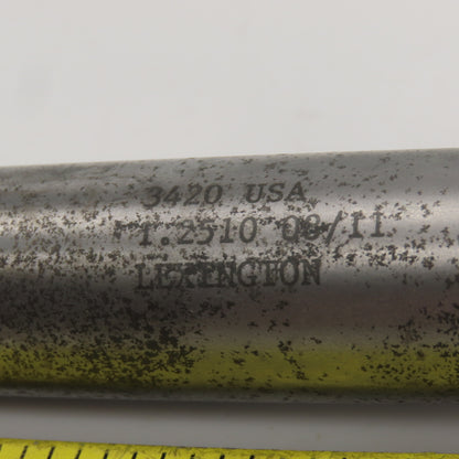 Lexington 3482 1-1/4" Diam Spiral 8 Flute Chucking Reamer HSS 1"Shank