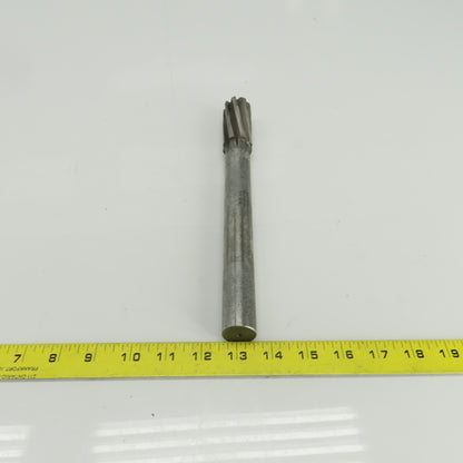 Lexington 3482 1-1/4" Diam Spiral 8 Flute Chucking Reamer HSS 1"Shank