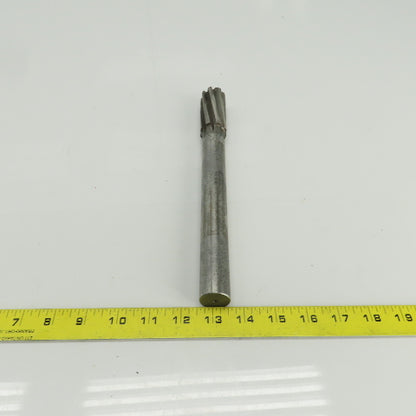 Lexington 3482 1-1/4" Diam Spiral 8 Flute Chucking Reamer HSS 1"Shank