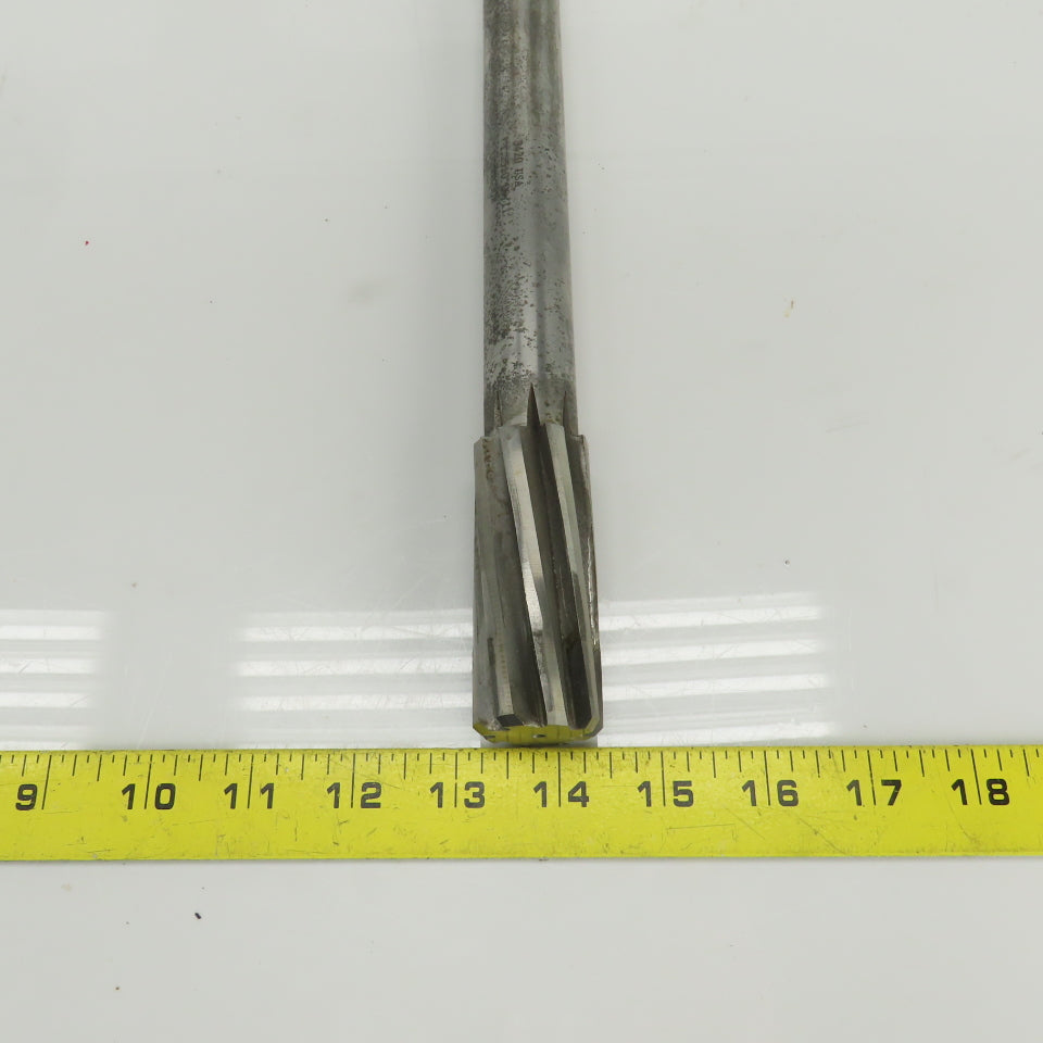 Lexington 3482 1-1/4" Diam Spiral 8 Flute Chucking Reamer HSS 1"Shank