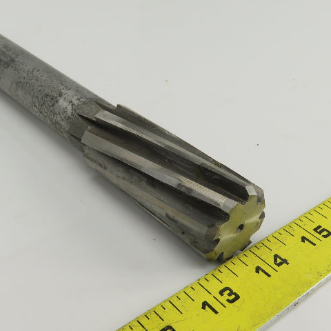 Lexington 3482 1-1/4" Diam Spiral 8 Flute Chucking Reamer HSS 1"Shank