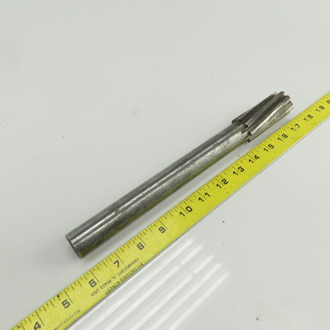 Lexington 1-1/4" Diam Spiral 8 Flute Carbide Tipped Chucking Reamer 1"Shank