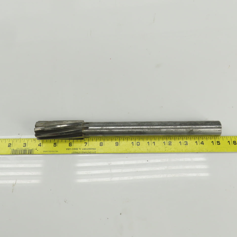 Lexington 1-1/4" Diam Spiral 8 Flute Carbide Tipped Chucking Reamer 1"Shank
