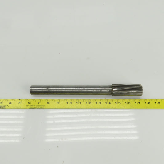 Lexington 1-1/4" Diam Spiral 8 Flute Carbide Tipped Chucking Reamer 1"Shank