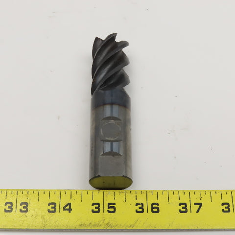 1" Diam. x  1-1/2" LOC x 4" OAL 5 Flute Spiral Carbide End Mill Cutter 1" Weldon