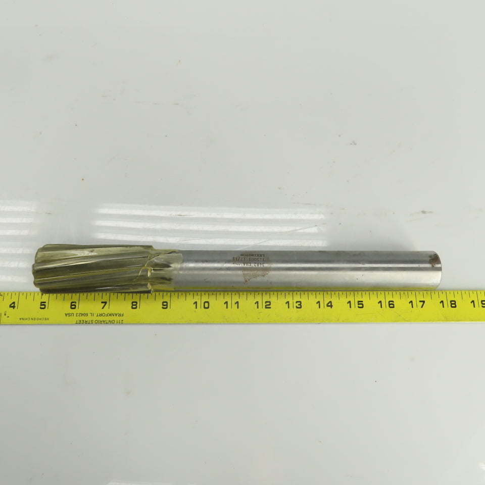 Lexington 3482 1.5005" Diam Spiral 8 Flute Carbide Tipped Chucking Reamer