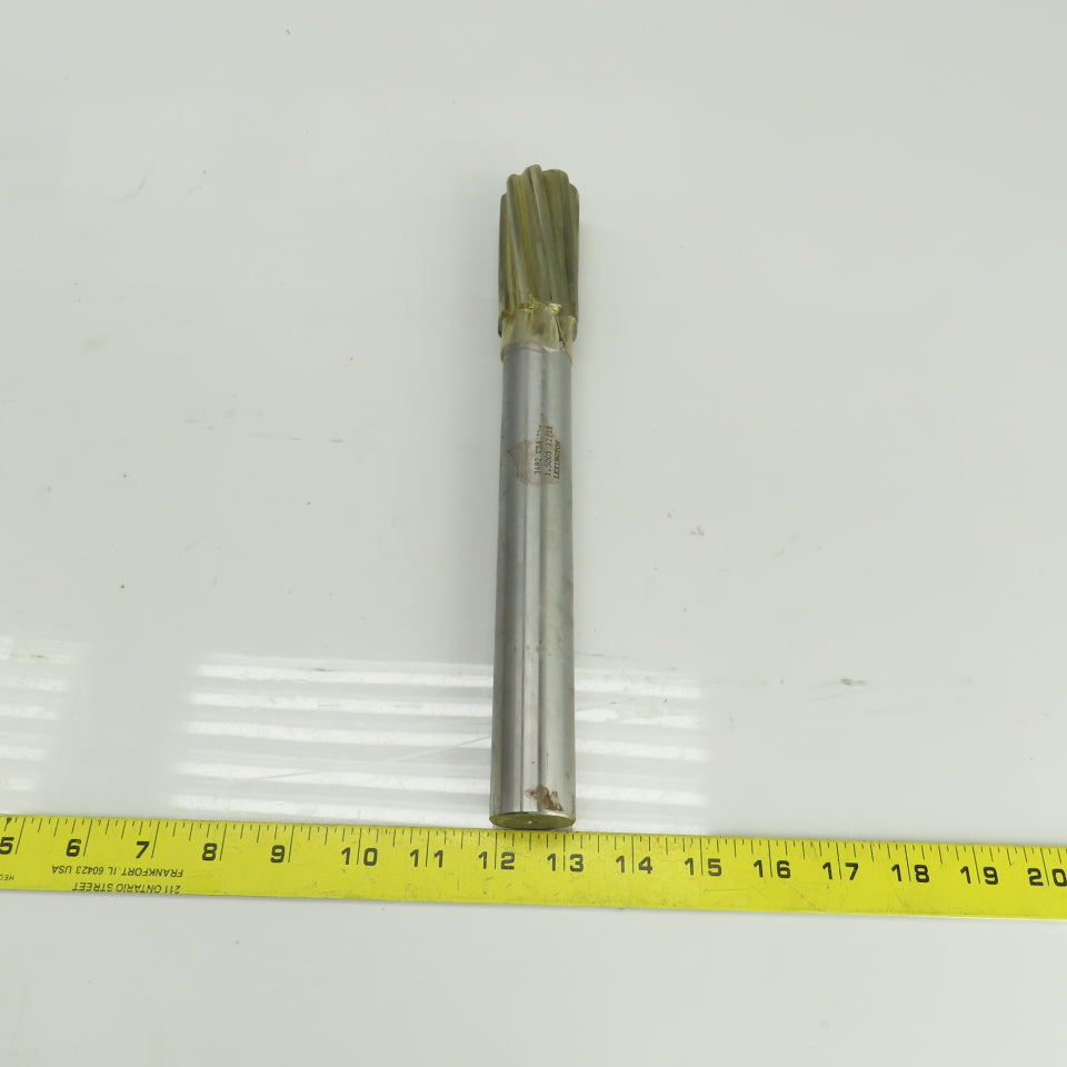 Lexington 3482 1.5005" Diam Spiral 8 Flute Carbide Tipped Chucking Reamer