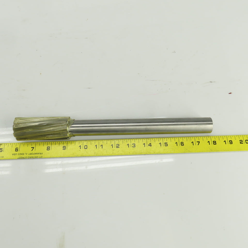 Lexington 3420 1.3740" Diam Spiral 8 Flute HSS Chucking Reamer 1" Shank