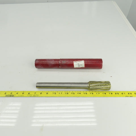 Lexington 3420 1.3740" Diam Spiral 8 Flute HSS Chucking Reamer 1" Shank