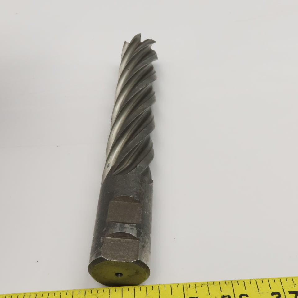 1-1/4" Diam. x 6" LOC 6 Flute Spiral End Mill 1-1/4" Weldon