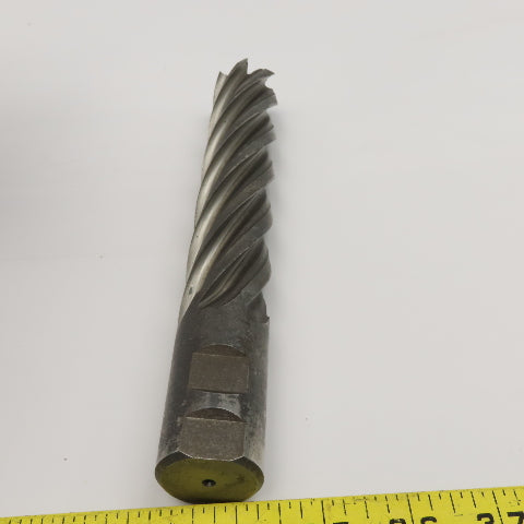 1-1/4" Diam. x 6" LOC 6 Flute Spiral End Mill 1-1/4" Weldon