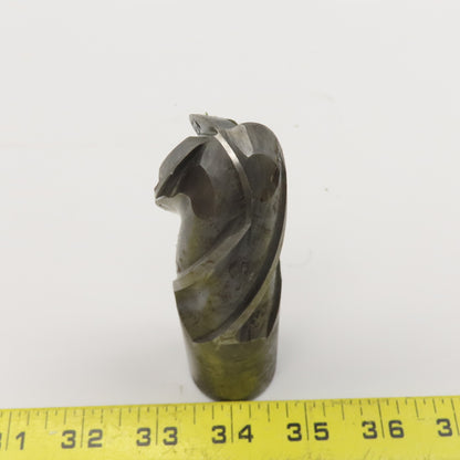 1-1/4" Diam. 2-3/4" LOC 4 Flute Spiral Ball Nose End Mill HSS 1-1/4" Weldon