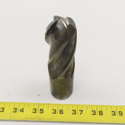 1-1/4" Diam. 2-3/4" LOC 4 Flute Spiral Ball Nose End Mill HSS 1-1/4" Weldon