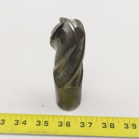 1-1/4" Diam. 2-3/4" LOC 4 Flute Spiral Ball Nose End Mill HSS 1-1/4" Weldon
