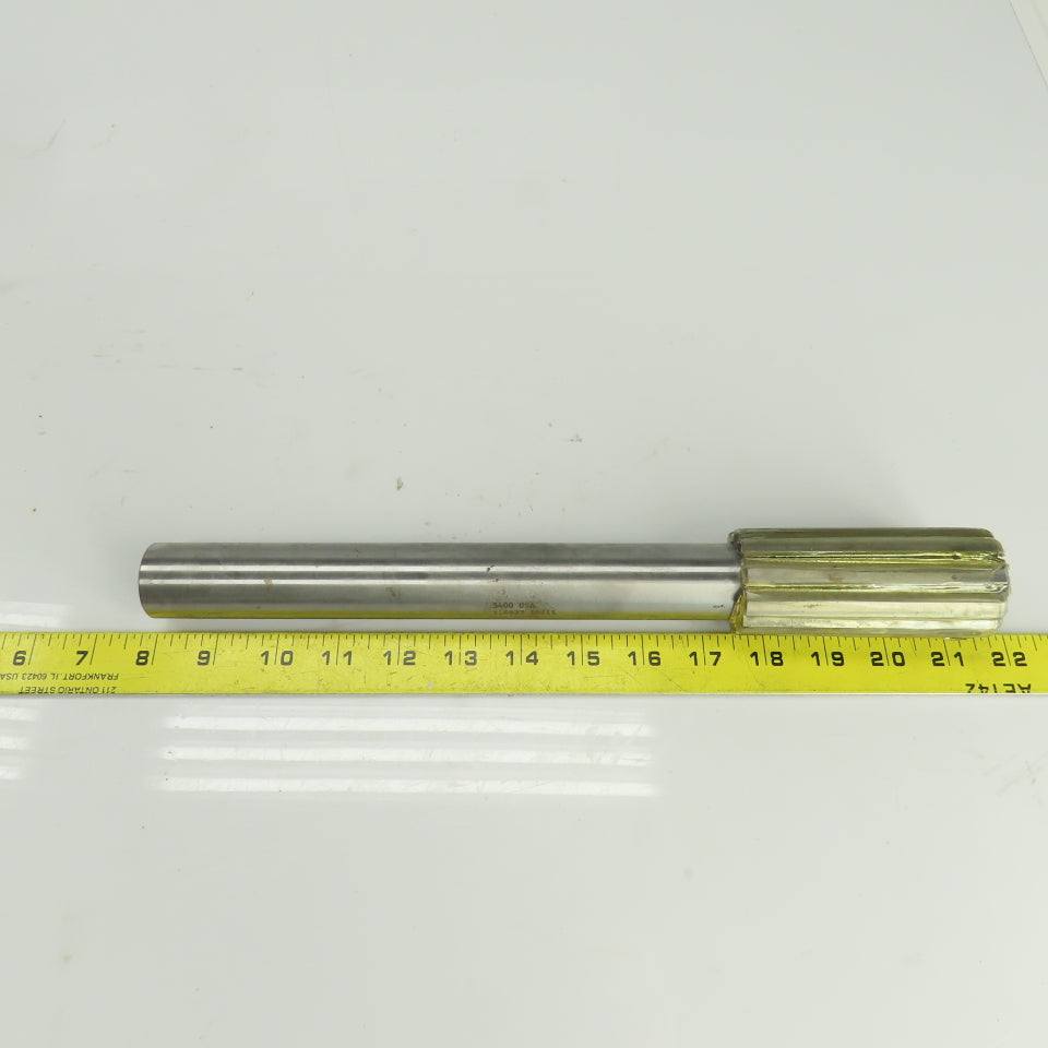 Lexington 3400 1.6937" Diam Straight 8 Flute Carbide Tipped Chucking Reamer