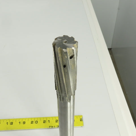 Lexington 3429 0.9850" Diam Spiral 8 Flute Coolant Fed Carbide Tipped Reamer