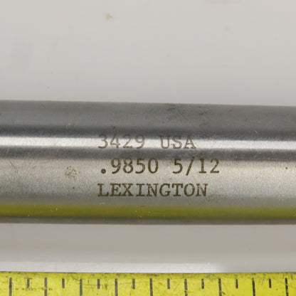 Lexington 3429 0.9850" Diam Spiral 8 Flute Coolant Fed Carbide Tipped Reamer