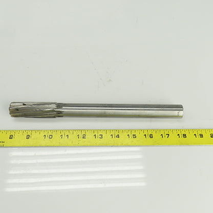 Lexington 3429 0.9850" Diam Spiral 8 Flute Coolant Fed Carbide Tipped Reamer