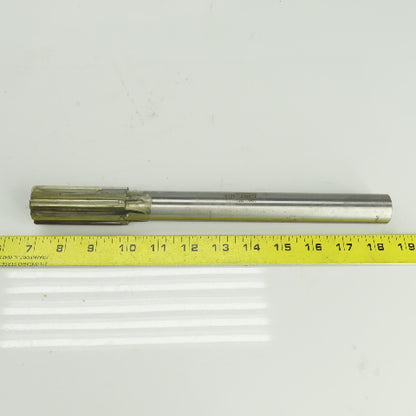 Hannibal 1.2417" Diam Straight 8 Flute Carbide Tipped Chucking Reamer 1" Shank